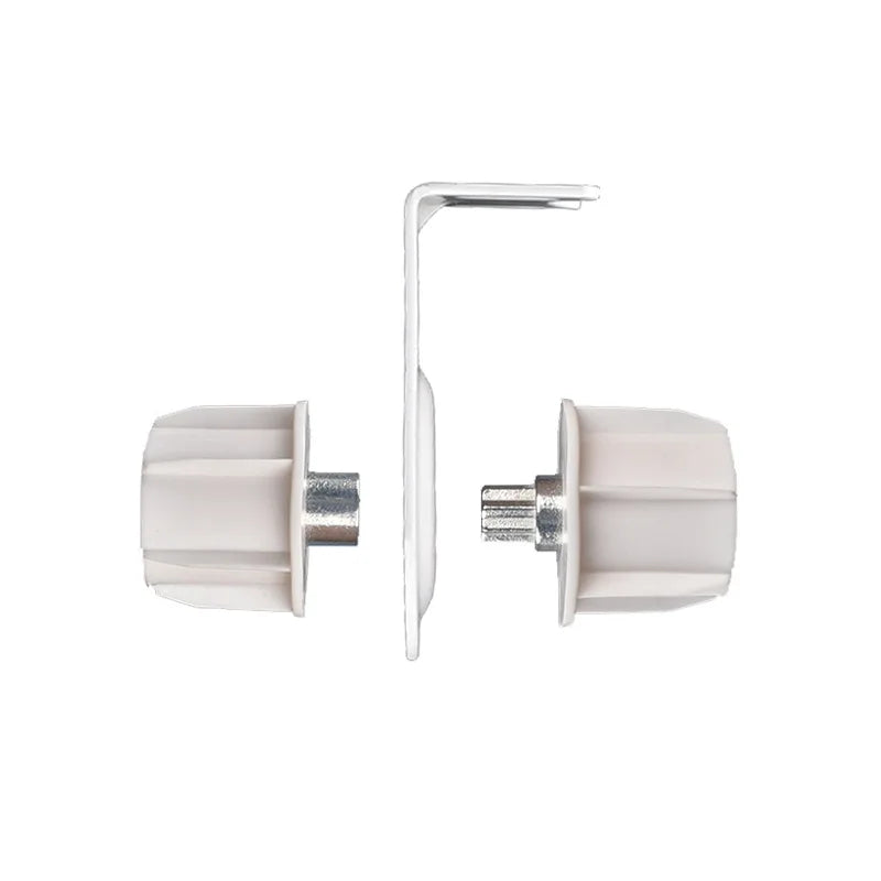 support moteur blanc moderne stores roulants plat lisse tringle deux pièces