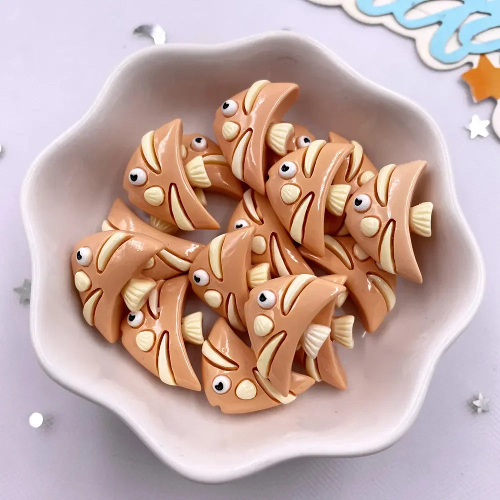 pendants animaux marins résine cartoon bleu vert rose poisson tortue crabe