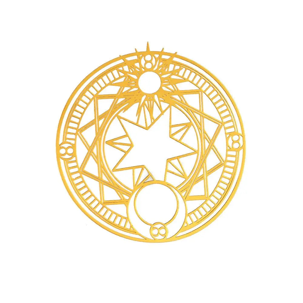 autocollants géométriques dorés motifs étoiles cercles symboles adhésifs décoration ordinateur artisanat bijoux minimaliste usage