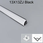 profils d'éclairage led aluminium blanc noir clips moderne 7mm 9mm 10mm 12mm