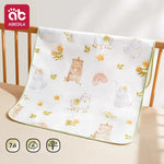 drap bébé panda imprimé doux blanc vert noir orange rose bleu floral