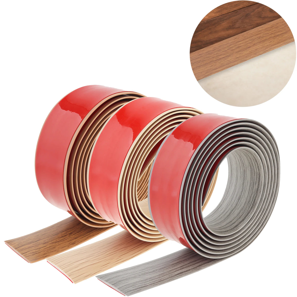ruban protection plancher adhésif aspect bois moderne couleur rouge beige gris guide taille couteau