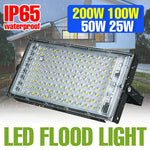 projecteur led moderne 200w ip65 extérieur blanc froid noir vis haute luminosité adjustable