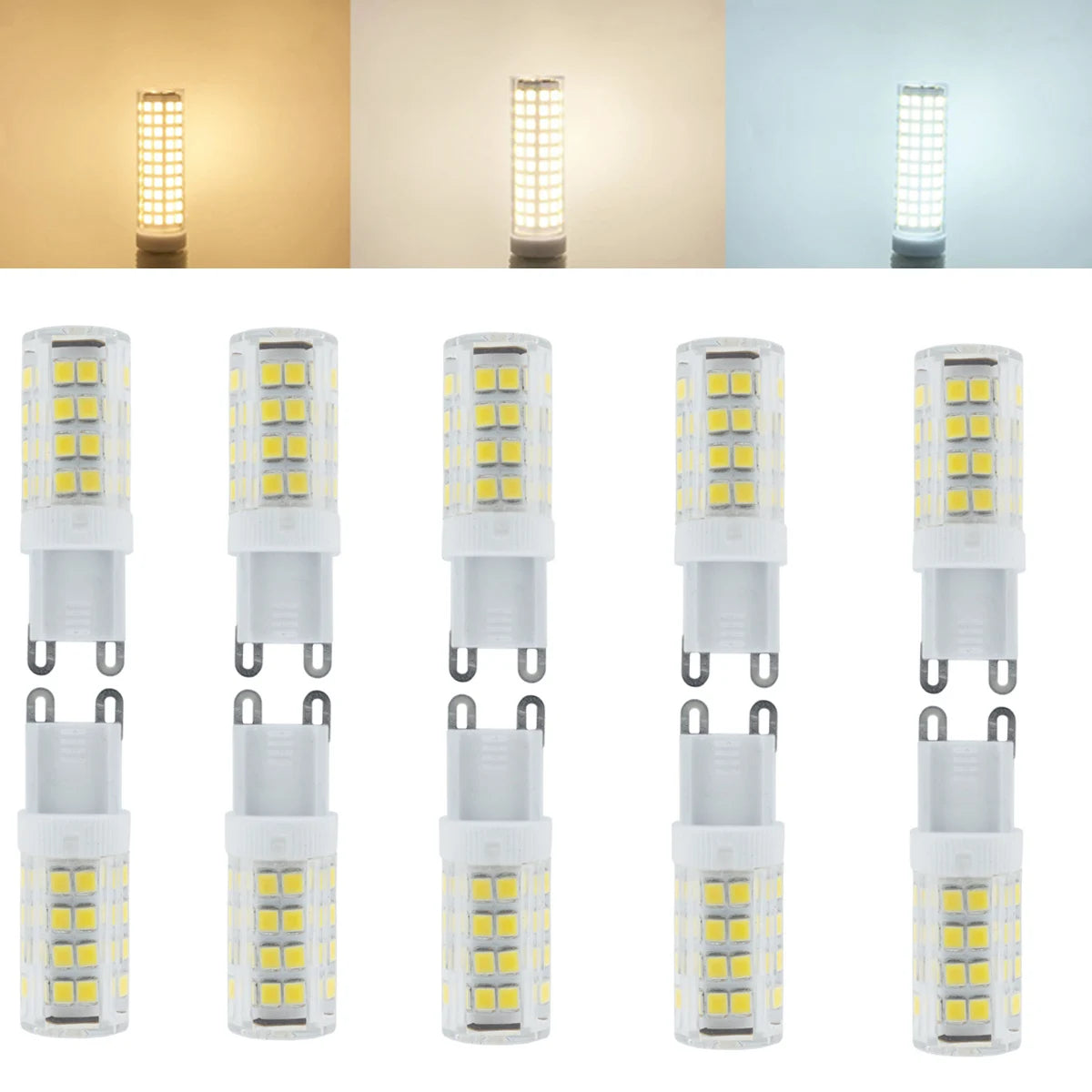 ampoule led g9 blanc moderne décoration lustre maison luminaire intérieur petit haute puissance