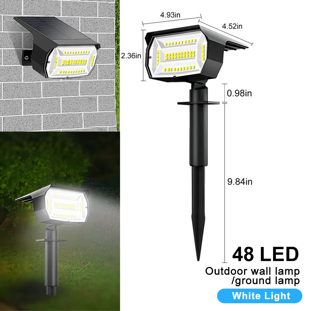projecteurs solaires led extérieurs étanches ip65 autonomes contemporains jardin voie verteurgence minimaliste noir