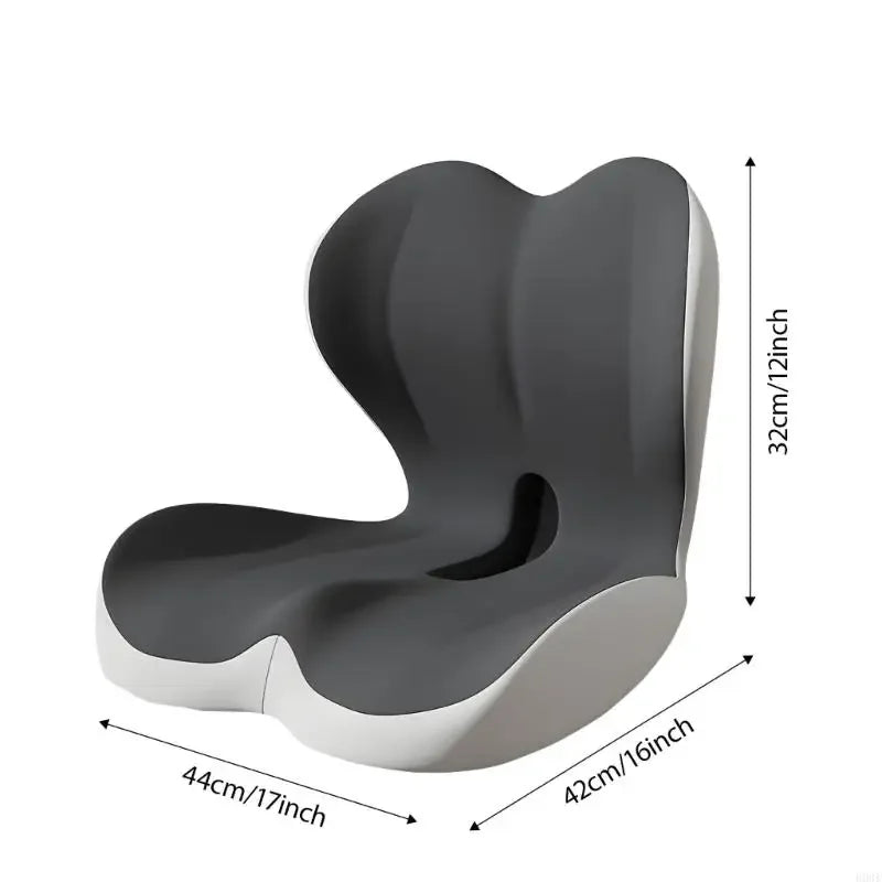 coussin ergonomique gris blanc mousse mémoire forme tissu doux moderne confortable