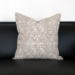 housse coussin motif floral blanc beige contemporain décoratif auto adhésif polyester