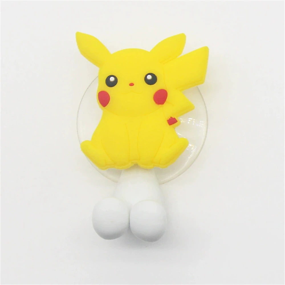 porte brosse dents murale pokemon pikachu squirtle bulbasaur ventouse salle bain
