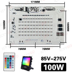 projecteur extérieur led 5050 blanc haute luminosité 10w 20w 50w 100w