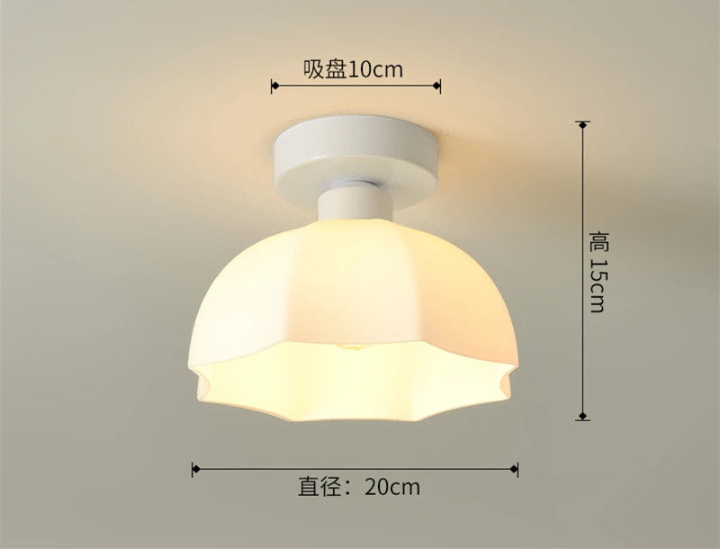 lampe moderne acrylique verre céramique blanc doré rayures horizontales minimaliste