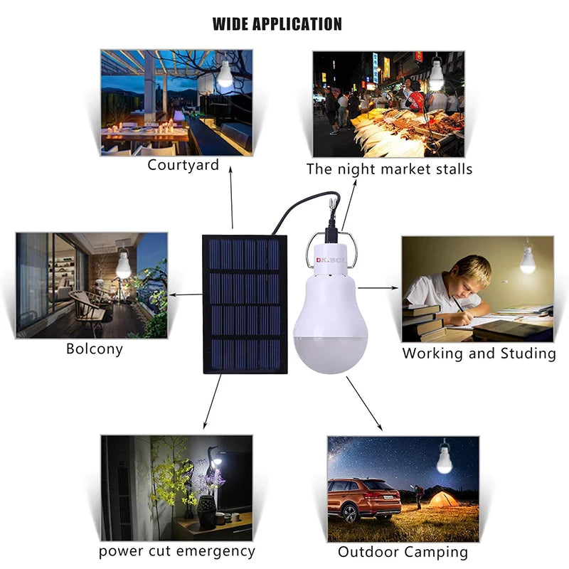 ampoule led solaire rechargeable usb blanc moderne ip55 étanche télécommande