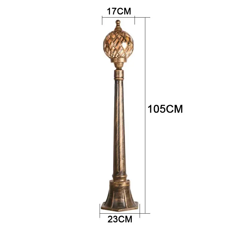 lanterne vintage dorée moderne rétro motifs géométriques extérieur ip65 led