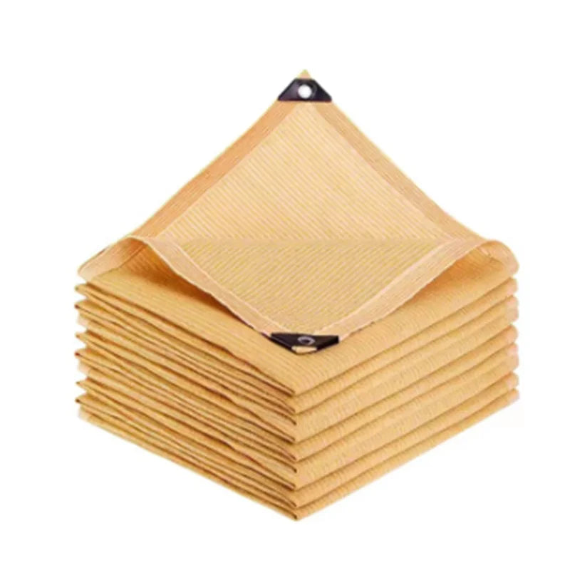 toile parasol beige clair moderne résistante UV 2x2m 2x3m 2x4m clips fixation