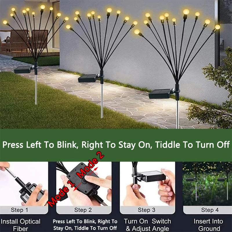 lumière solaire multicolore guirlande moderne boules sphériques extérieures jardin festive métal