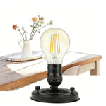 socle lampe vis vintage noir argenté doré bronze mat opacité mur