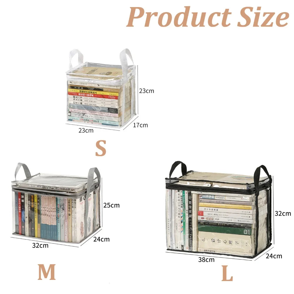 sacs rangement transparent pliables multi usages très transparent moderne pratique double fermeture glissière poignées