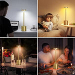 lampe table or rechargeable usb gradation continue tactile couleurs moderne veilleuse chambre décoration