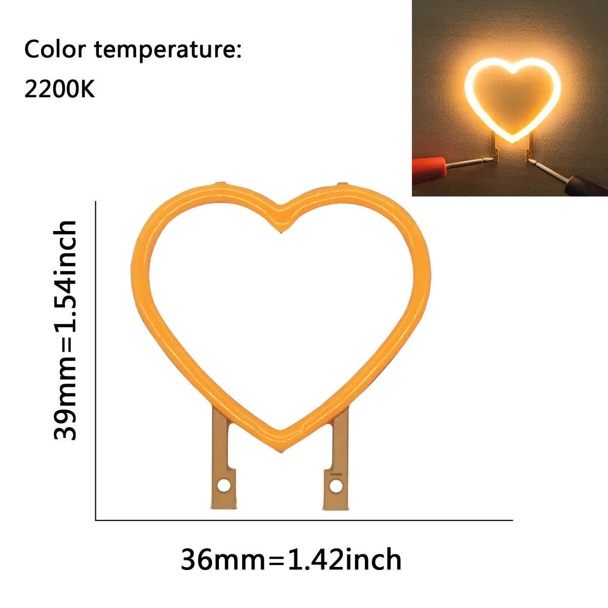 lampe led neon forme étoile clip fixation cable decoration feste