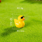 lot mini figurines animaux résine capybara grenouille axolotl flamant rose canard décoration maison jardin