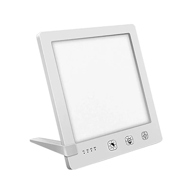 lampe bois naturel blanc moderne réglable clips contrôle tactile