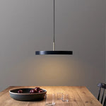 suspension lumineuse ronde opaque moderne noir câble électrique lumineuse salle manger facile