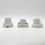 supports lampe céramique moderne blanc noir crème eyelets fixes haute temperature