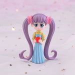 figurines anime personnages détaillées robes coiffures stylisées couleurs vives opaques mignonnes