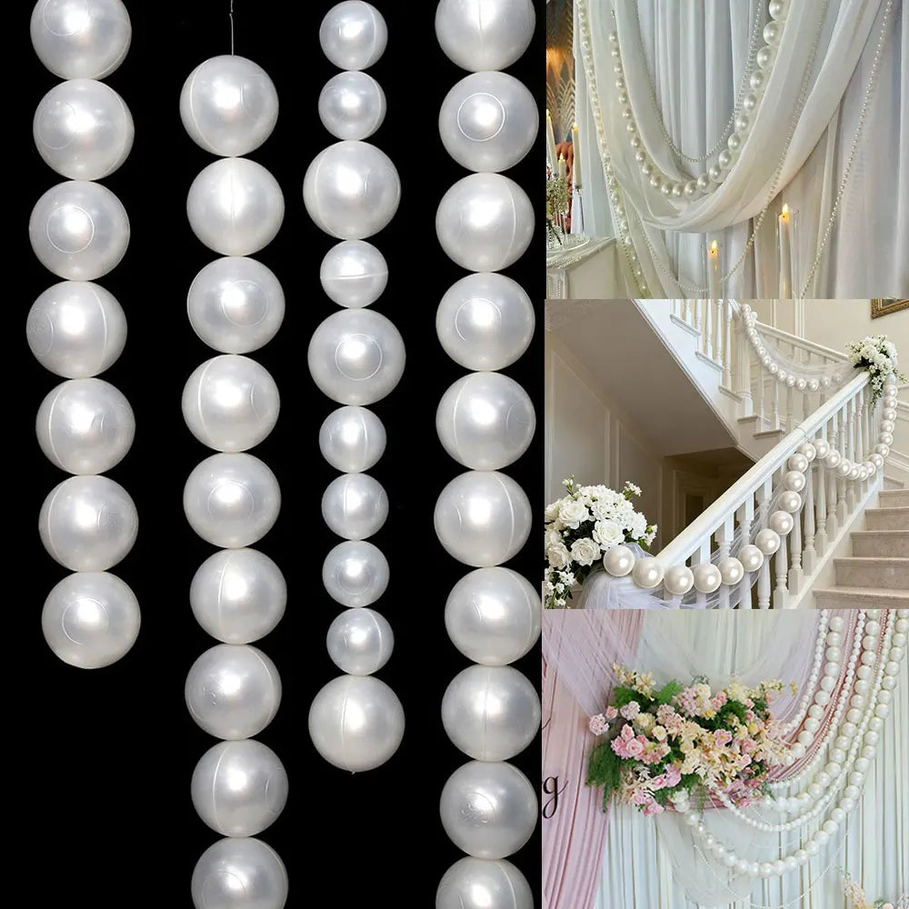 guirlande blanches mariage anniversaire décoration élégante occasion fête rondes brillantes