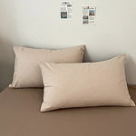 protège oreiller coton texture relief moderne enveloppe blanc maison pièces