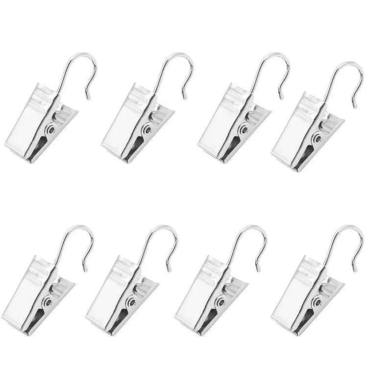 clips rideau poulies couvercle bout support mur vis fixation blanc moderne fonctionnel