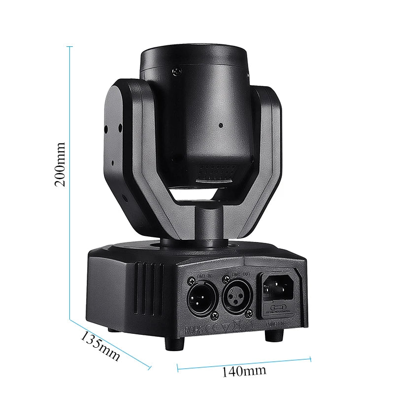 projecteur laser led noir effet stroboscope télécommande éclairage scène moderne dmx disco