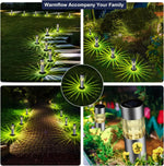 lampe solaire jardin led acier inoxydable moderne argenté doré ip65extérieur minimaliste