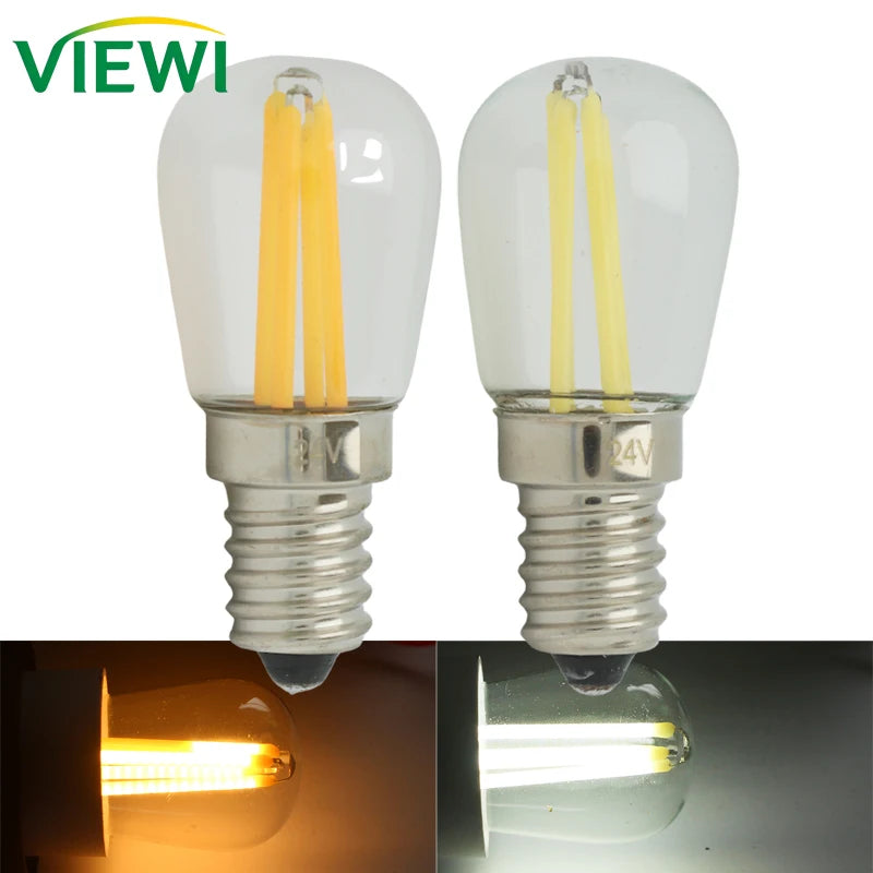 Ampoule LED filament transparente jaune E14 249 lumens 5000H moderne 12v 220v 24v