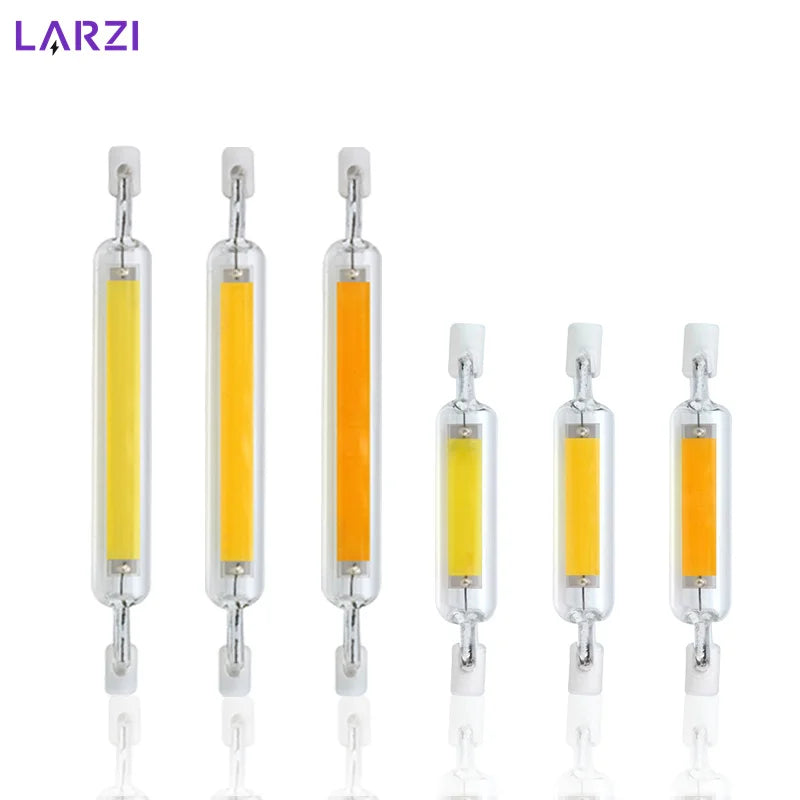 ampoule led r7s tube verre filament moderne blanc chaud naturel froid salon chambre