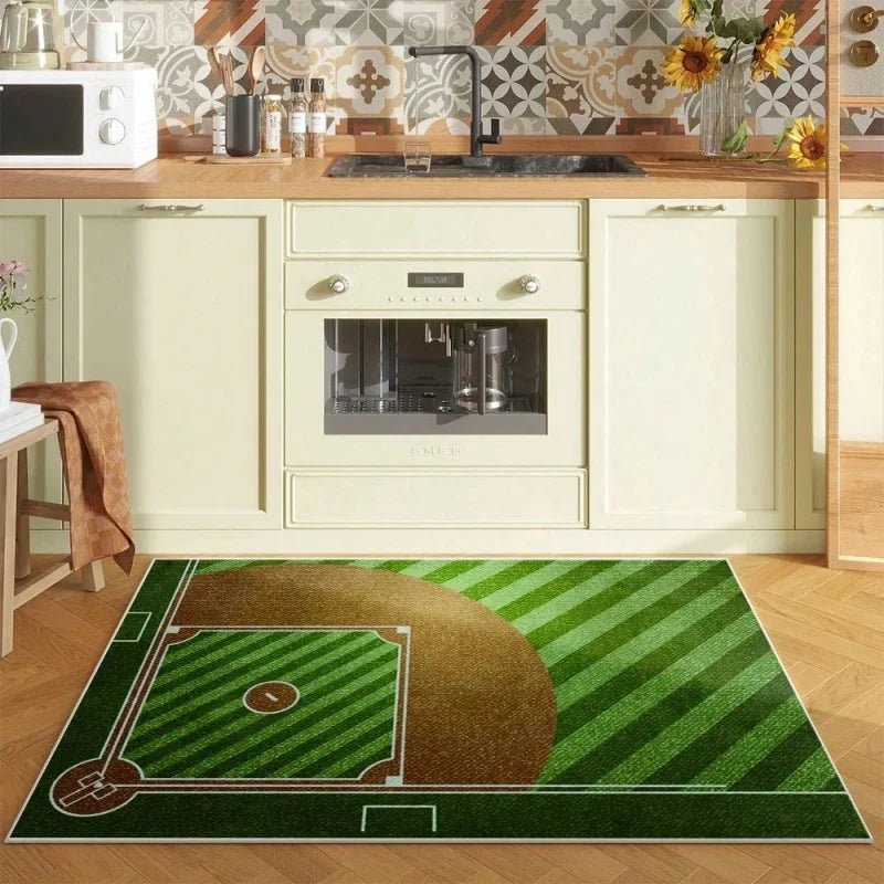 tapis vert football moderne absorbant antidérapant intérieur extérieur 60x90cm 140x200cm
