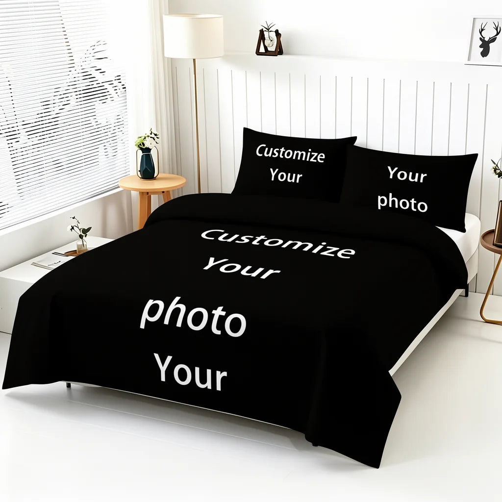 parure lit moderne imprimée texture cuir noir ultra soft confortable maison durable