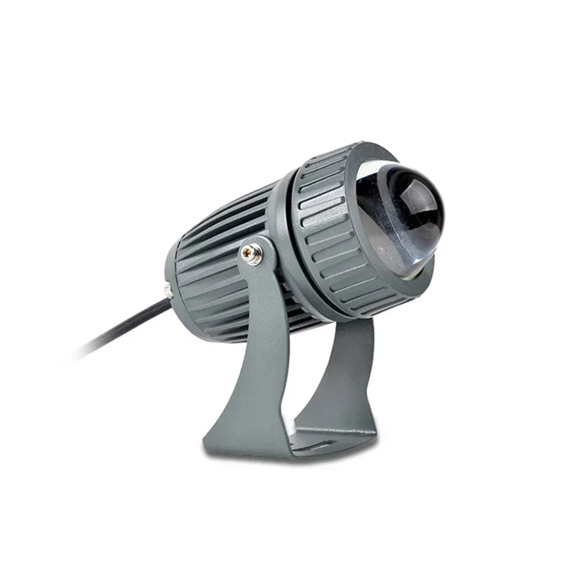 projecteurs led extérieurs 20w rouge vert bleu ip66 moderne gris nervures horizontales support métallique