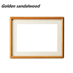 cadre photo bois naturel classique marron clair texture bois fenêtre photo minimaliste deco intérieure