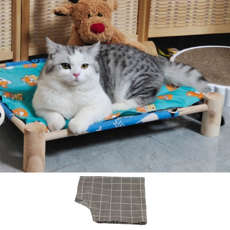 lit chat gris rose bleu moderne carreaux pois rayures tissu bois opacité