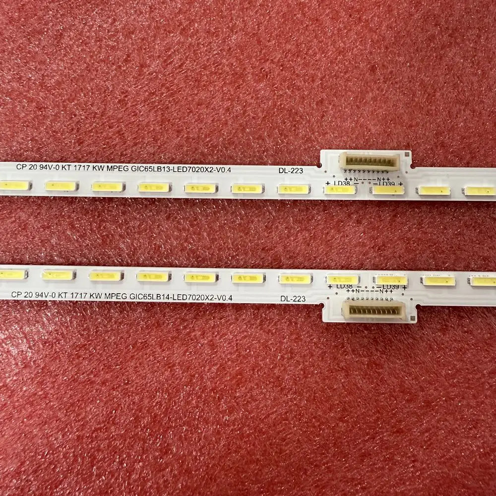 bande led rétro éclairage blanc diodes jaunes moderne télévision 65 pouces led fixations techniques