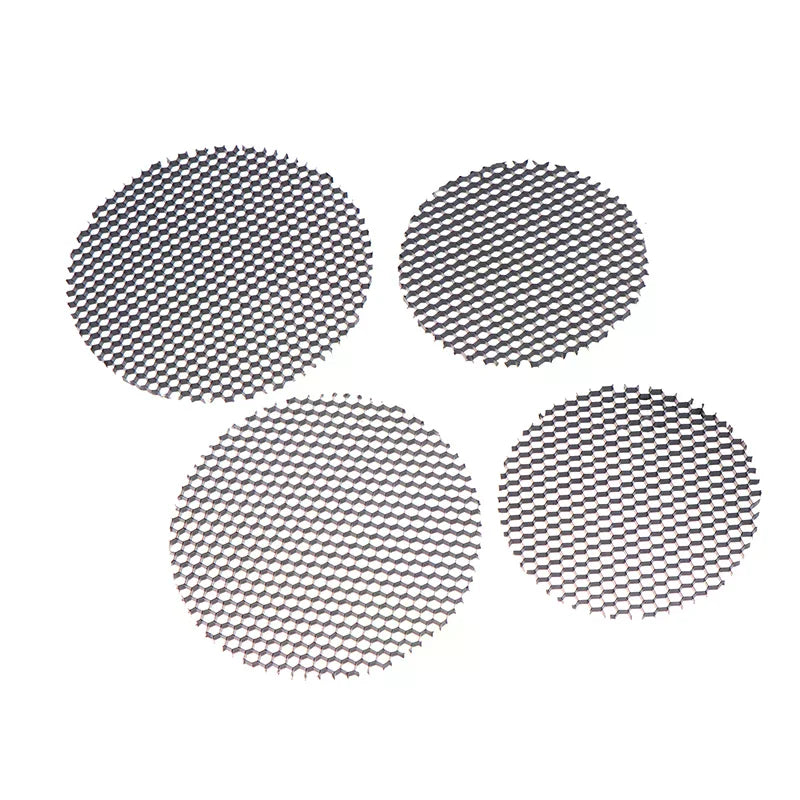 grille circulaire led noir maille fine moderne éclairage doux antiéblouissement chambre salon