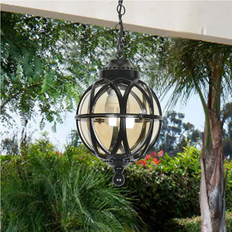 lampe suspendue classique vintage lampe aluminium noir doré verre translucide chaîne ajustable salon chambrehôtel
