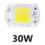 puce led cob projecteur faisceau large blanc chaud montage direct ic intelligent 220v