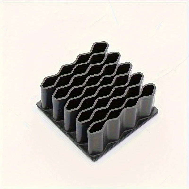 organisateur compartiments rangement tubes pinceaux maquillage stylos usb cartes blanc minimaliste 32 slots durable