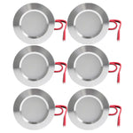 ampoule led spot noir blanc gris métallisé moderne 12v 68mm 55mm 14mm