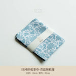 serviettes table floral classiques beige bleu marine gris clair 10x10cm 15x15cm 20x20cm