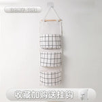 sac rangement mural multiple poches clips magnétiques beige jaune organisation moderne poches utilitaires porte