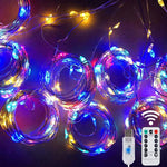 guirlande lumineuse noel led blanc doré bleu multicolore étoiles cercles moderne adhésif usb portable