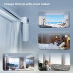 motrice rideau électrique intelligent super silencieuse wifi zigbee blanc moderne
