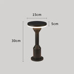 lampe solaire led étanche extérieure moderne noir ip55 flux lumineux 2492000 aluminium matériau